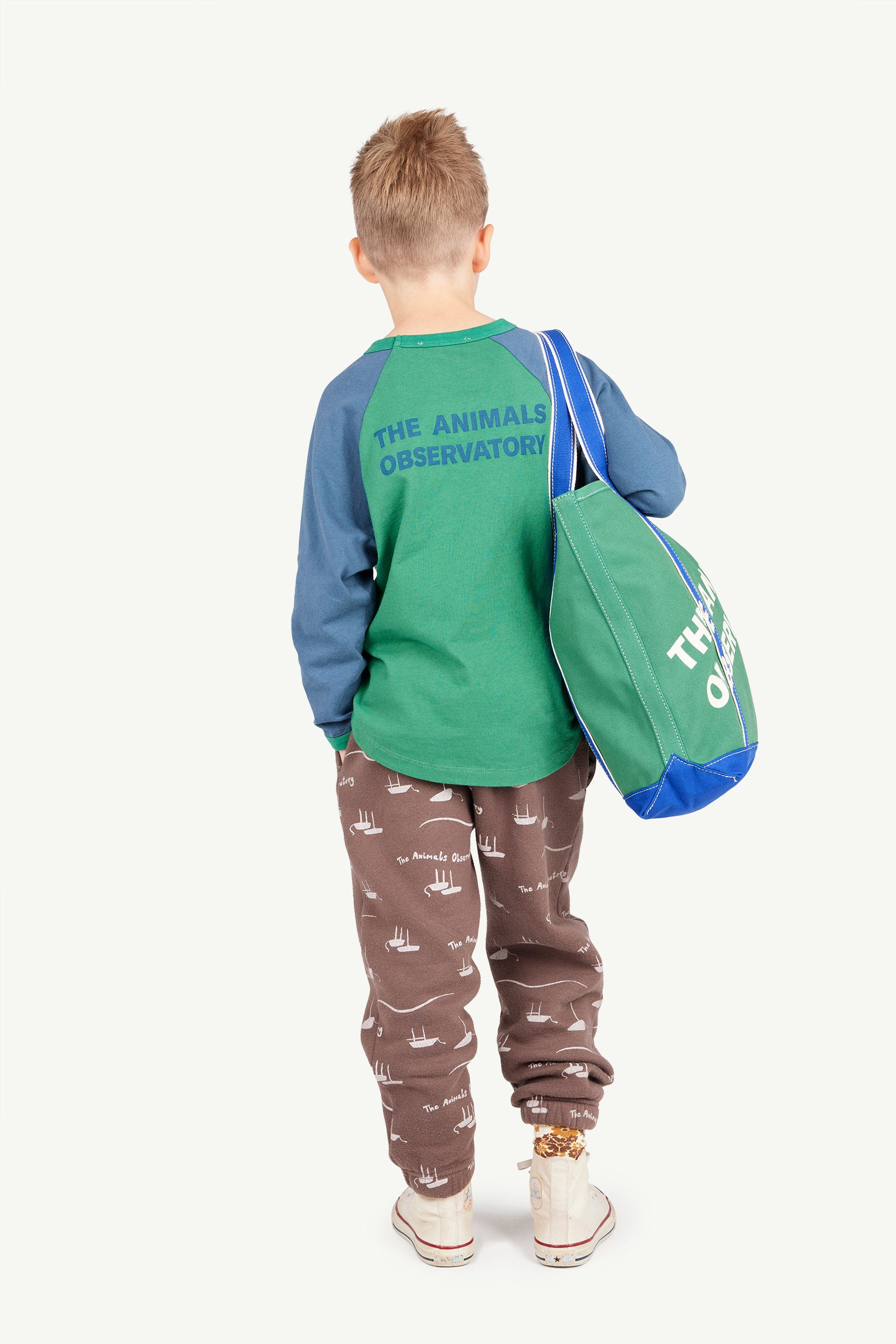 The Animals Observatory Anteater Kids T-shirt - Green