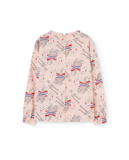 The Animals Observatory Seagull Kids Shirt - Rose