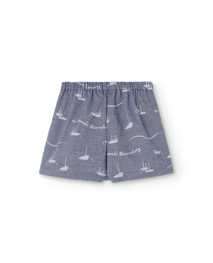 The Animals Observatory Shrimp Kids Skort - Deep Blue