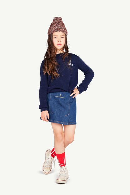 The Animals Observatory Indigo Shrimp Kids Skort - Indigo