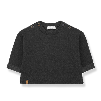 1 + In The Family Francesc Sweater - Anthracite