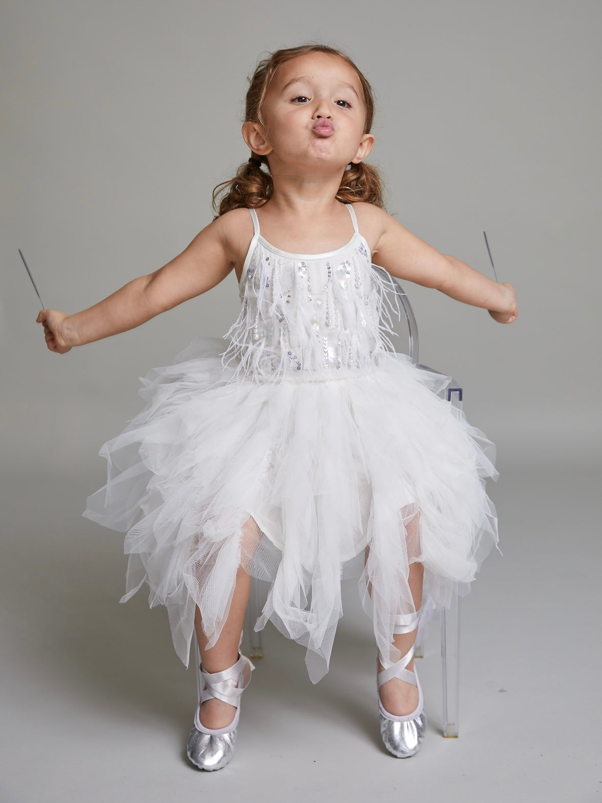 Tutu Du Monde Snow Angel Tutu Dress - Milk