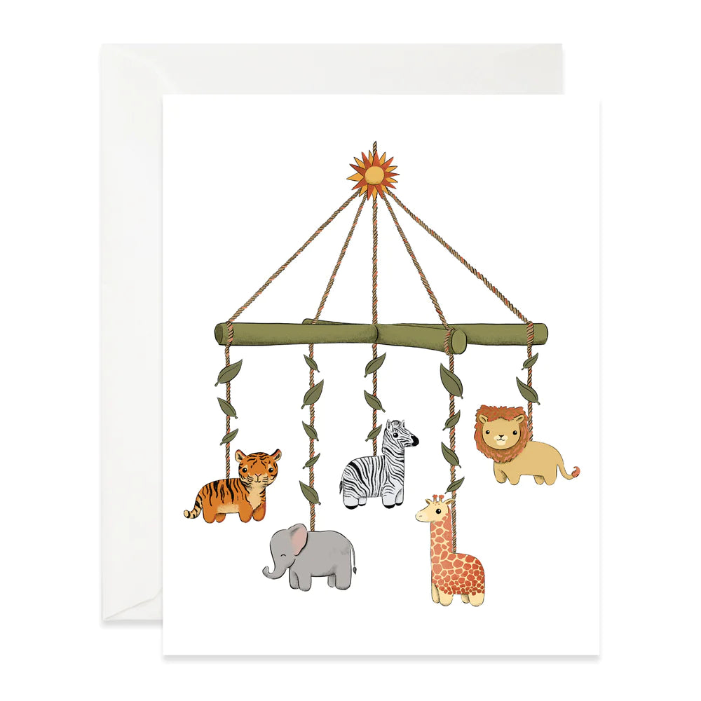 Good Juju Ink Baby Mobile Card