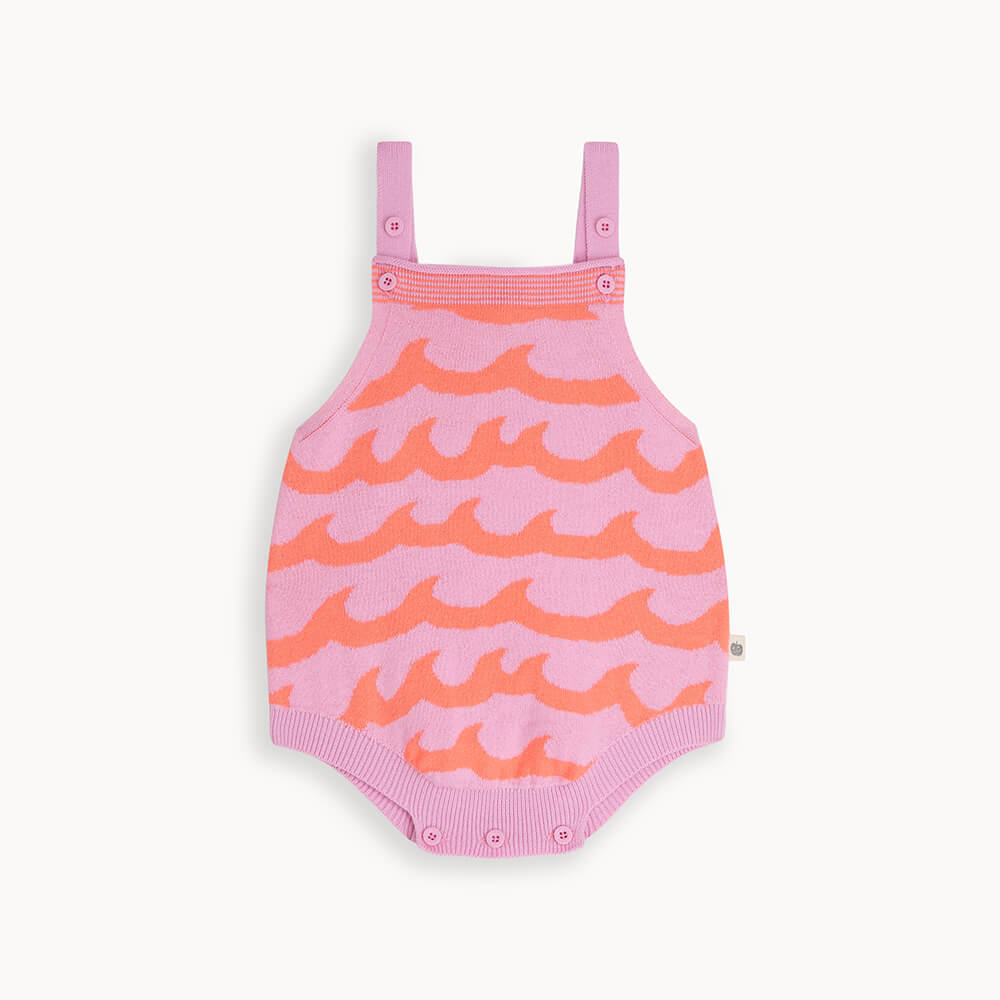 Bonnie Mob Gull Waves Romper - Pink