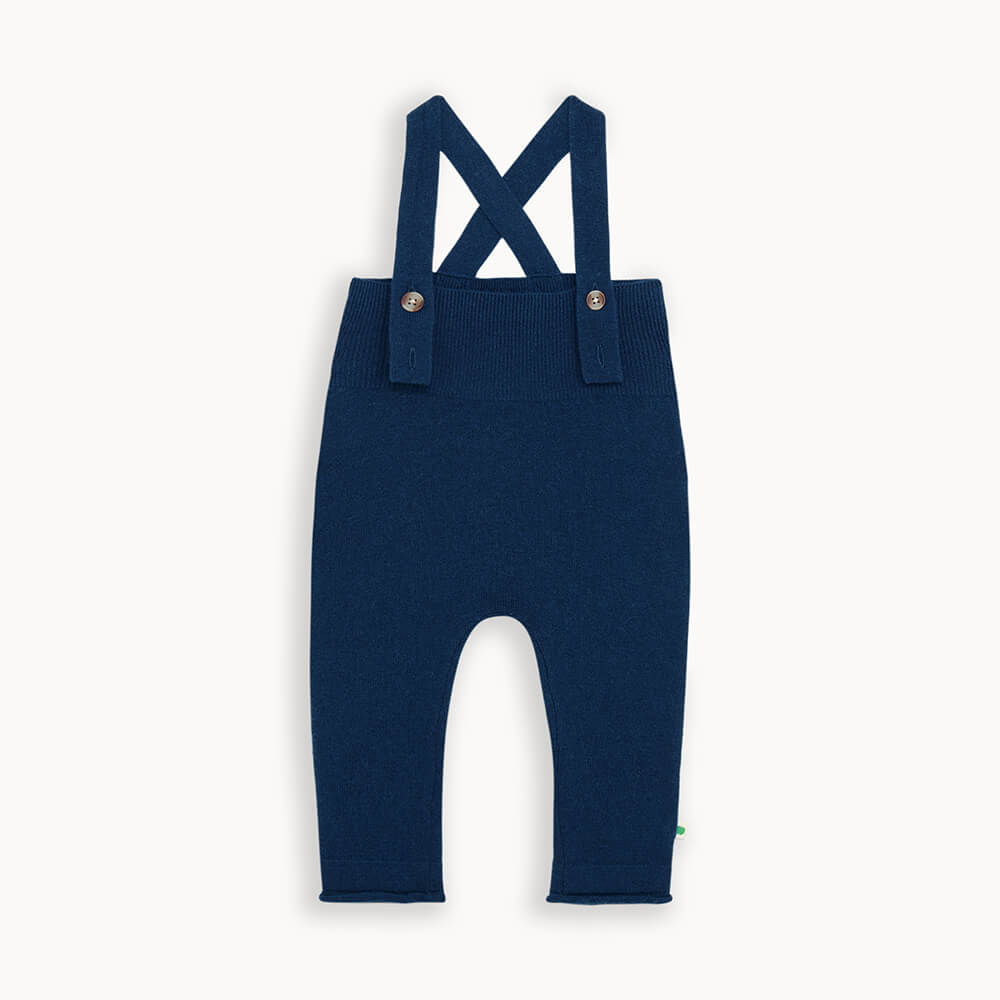 Bonnie Mob Harper Knit Dungaree - Navy