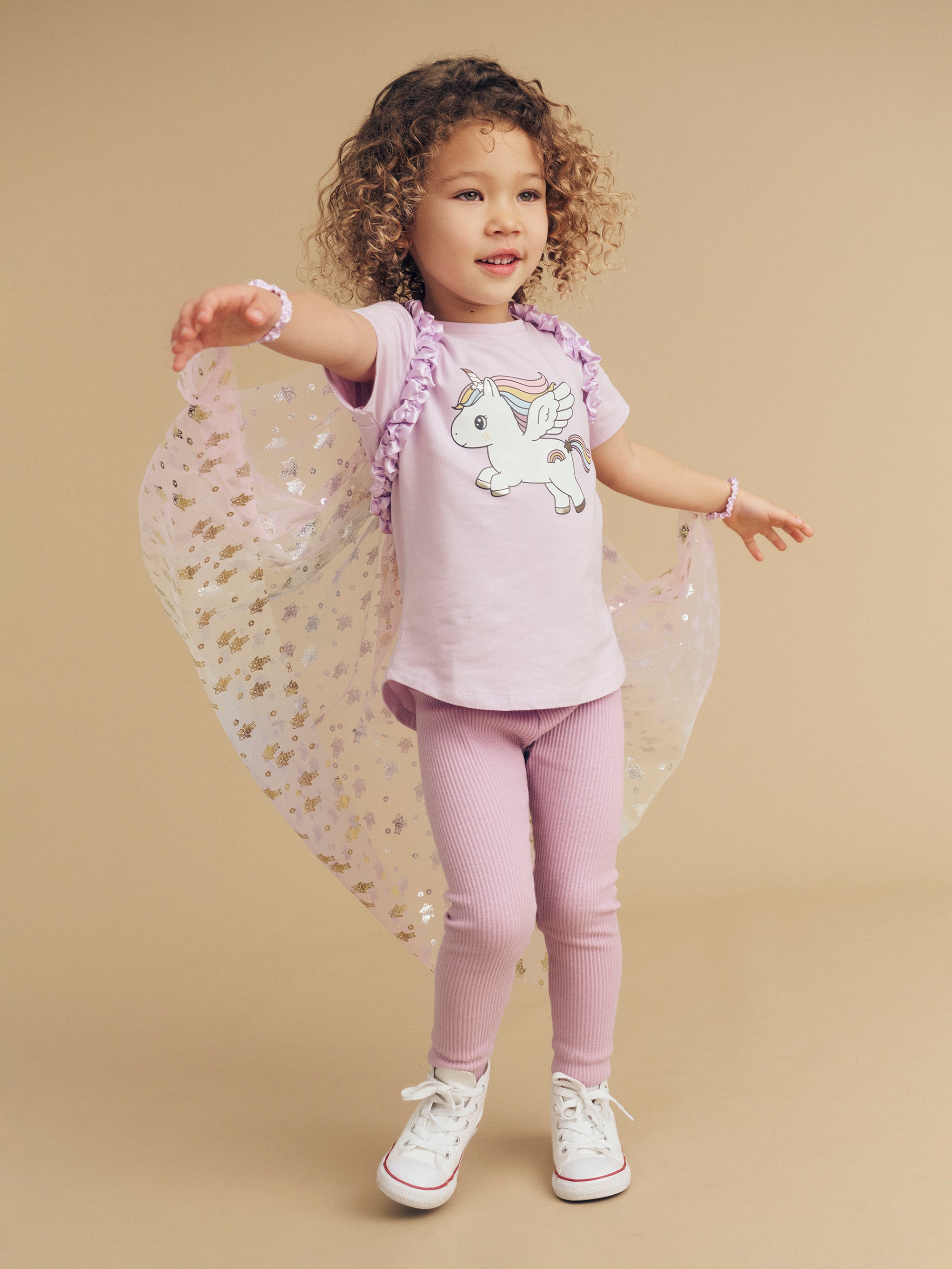 Huxbaby Magical Unicorn T-Shirt - Bright Orchid