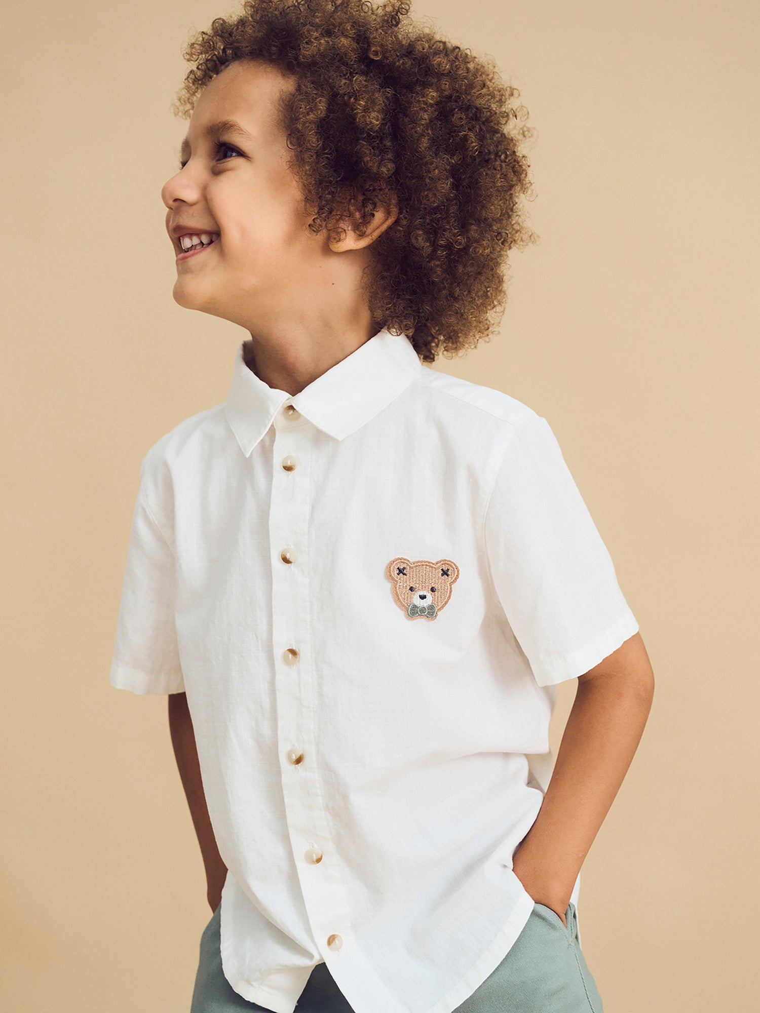 Huxbaby Huxbear Signature Shirt - White