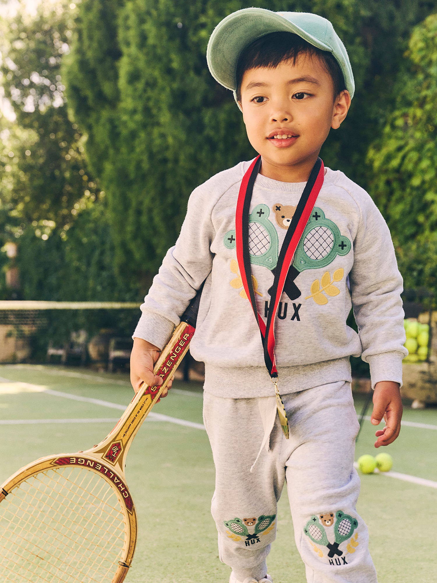 Huxbaby Tennis Hux Sweatshirt - Grey Marle