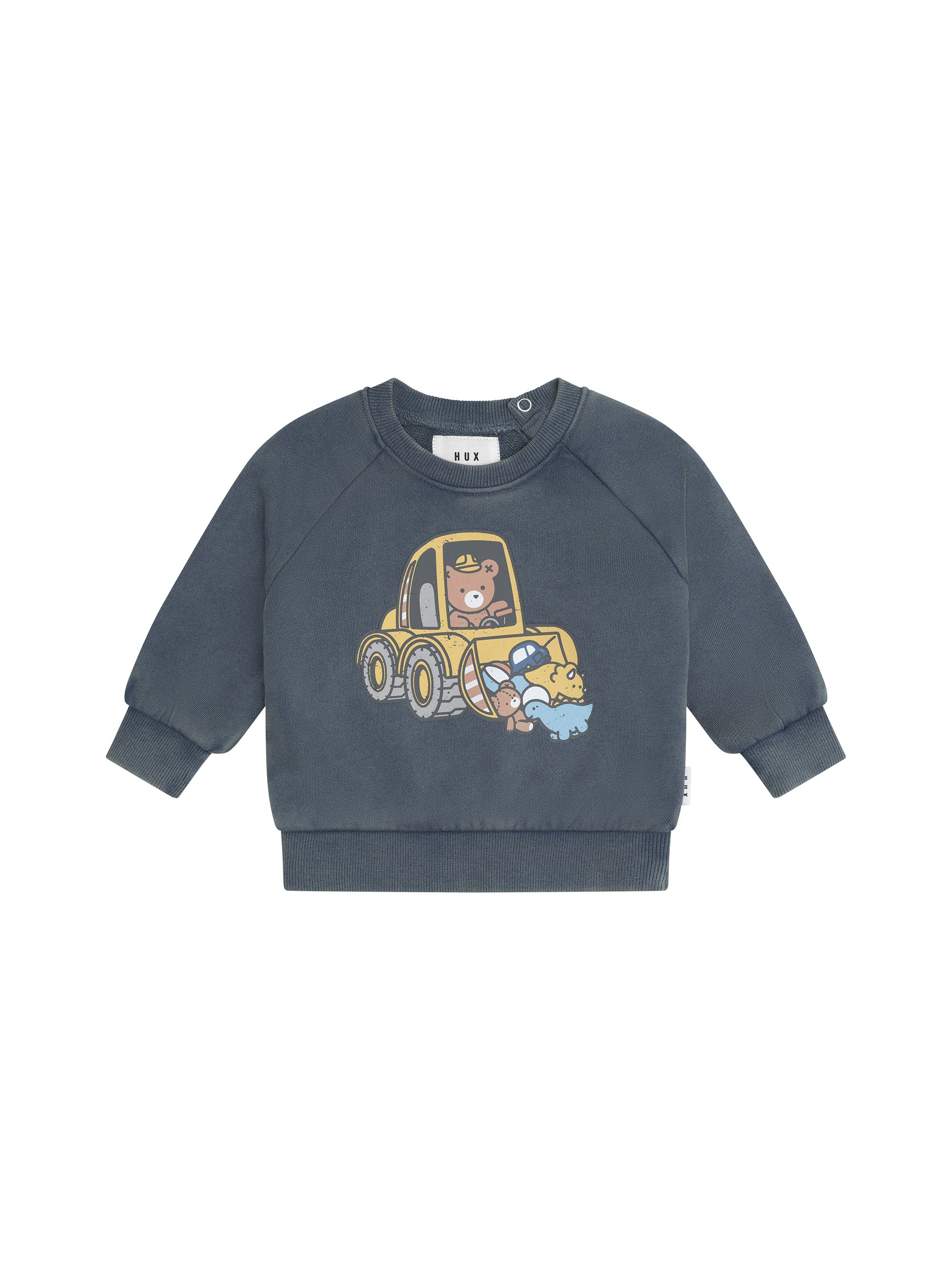 Huxbaby Digger Hux Sweatshirt - Washed Navy