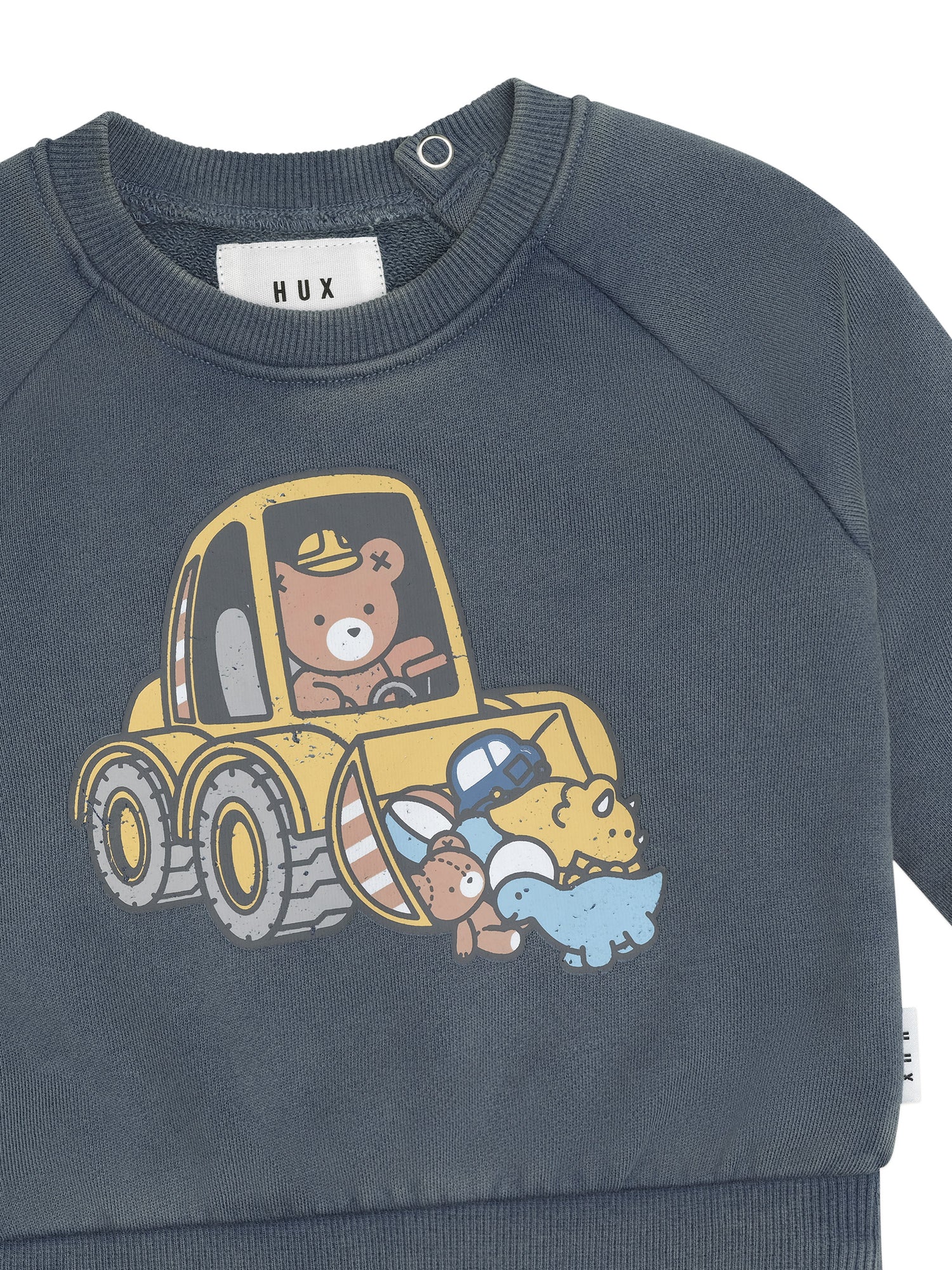 Huxbaby Digger Hux Sweatshirt - Washed Navy