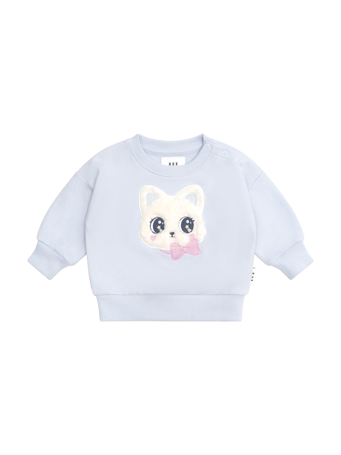 Huxbaby Furry Meow Meow Sweatshirt - Fog