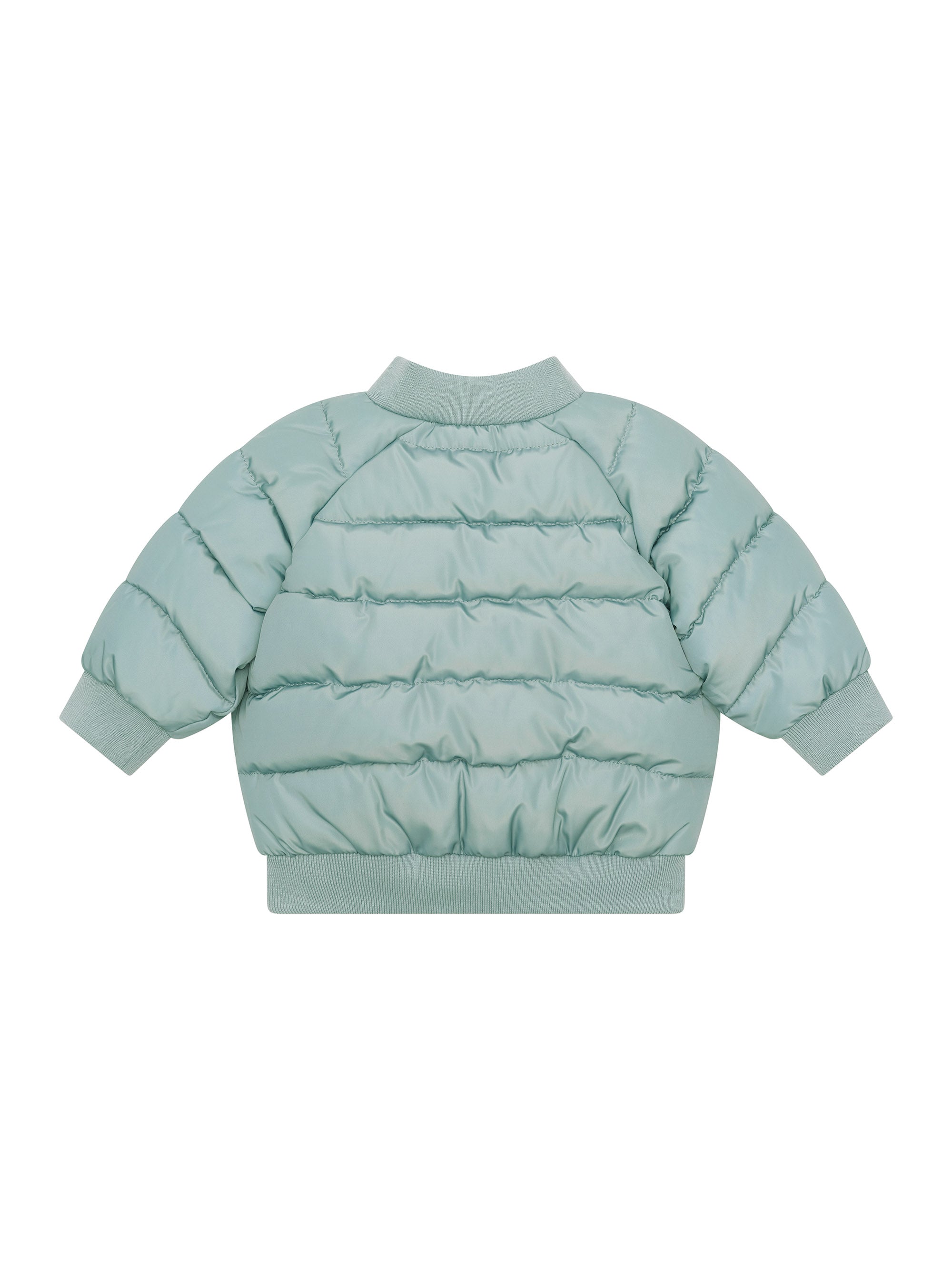 Huxbaby Construction Dinos Reversible Bomber - Mineral Green