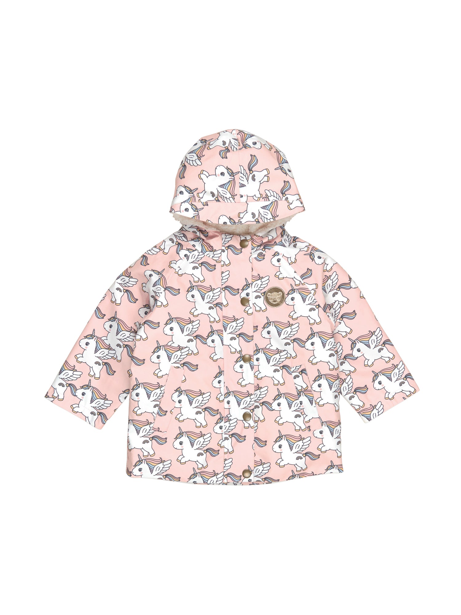 Huxbaby Magical Unicorn Raincoat - Rosebud