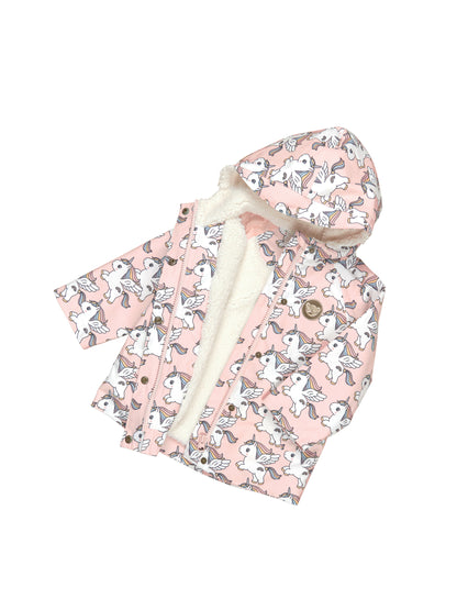 Huxbaby Magical Unicorn Raincoat - Rosebud