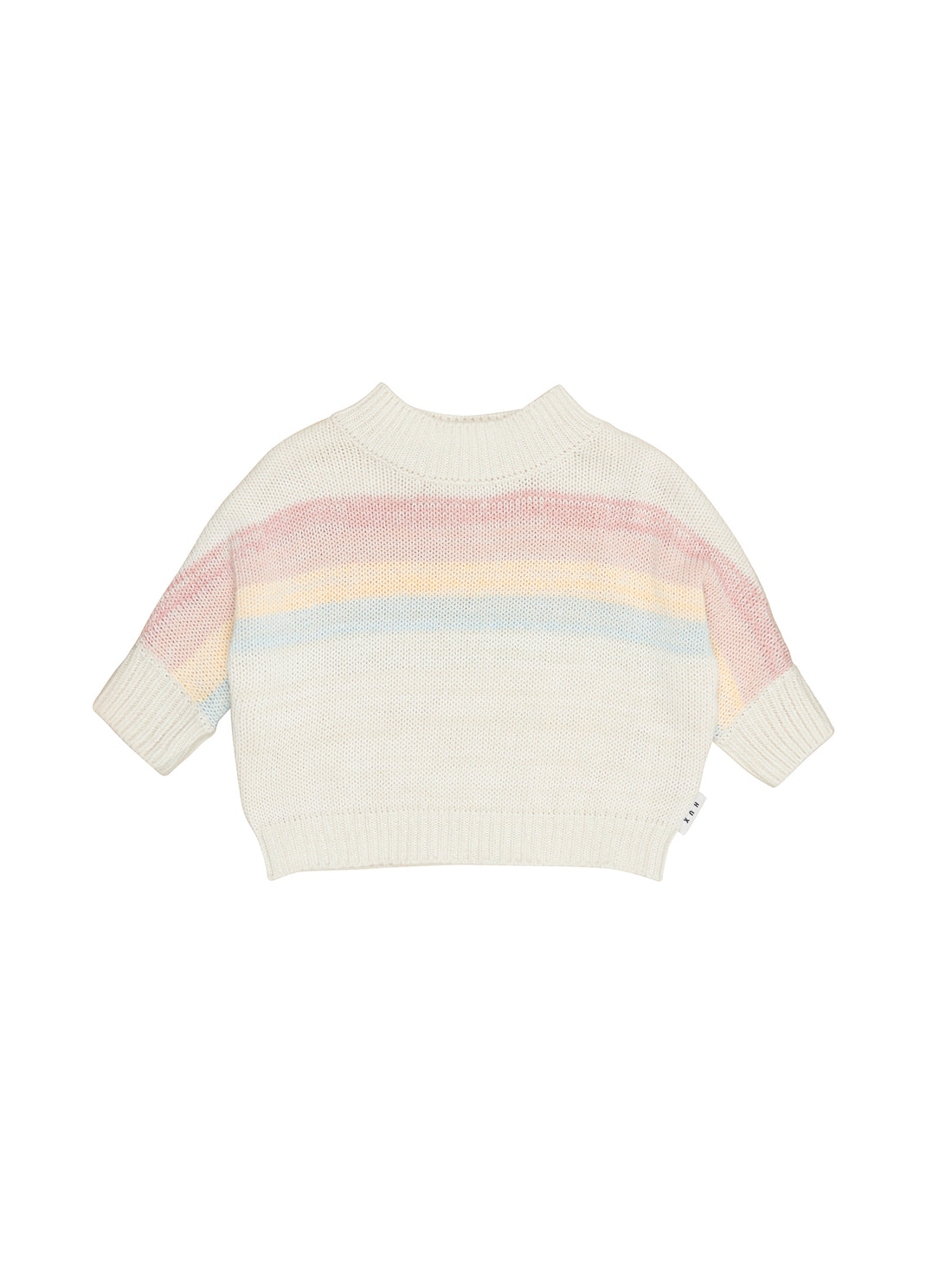 Huxbaby Rainbow Stripe Knit Jumper - Multi