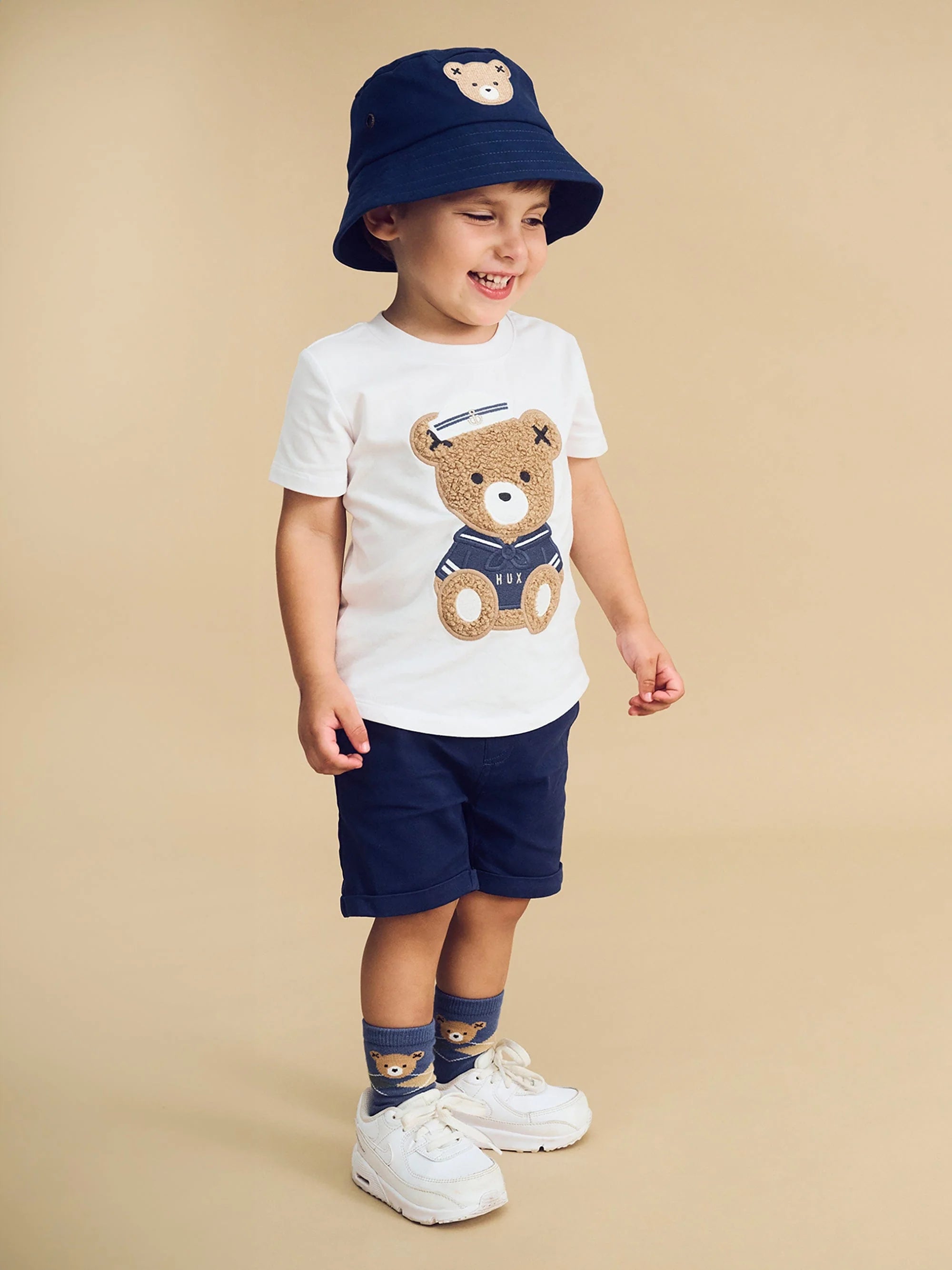 Huxbaby Chino Short Navy - Navy