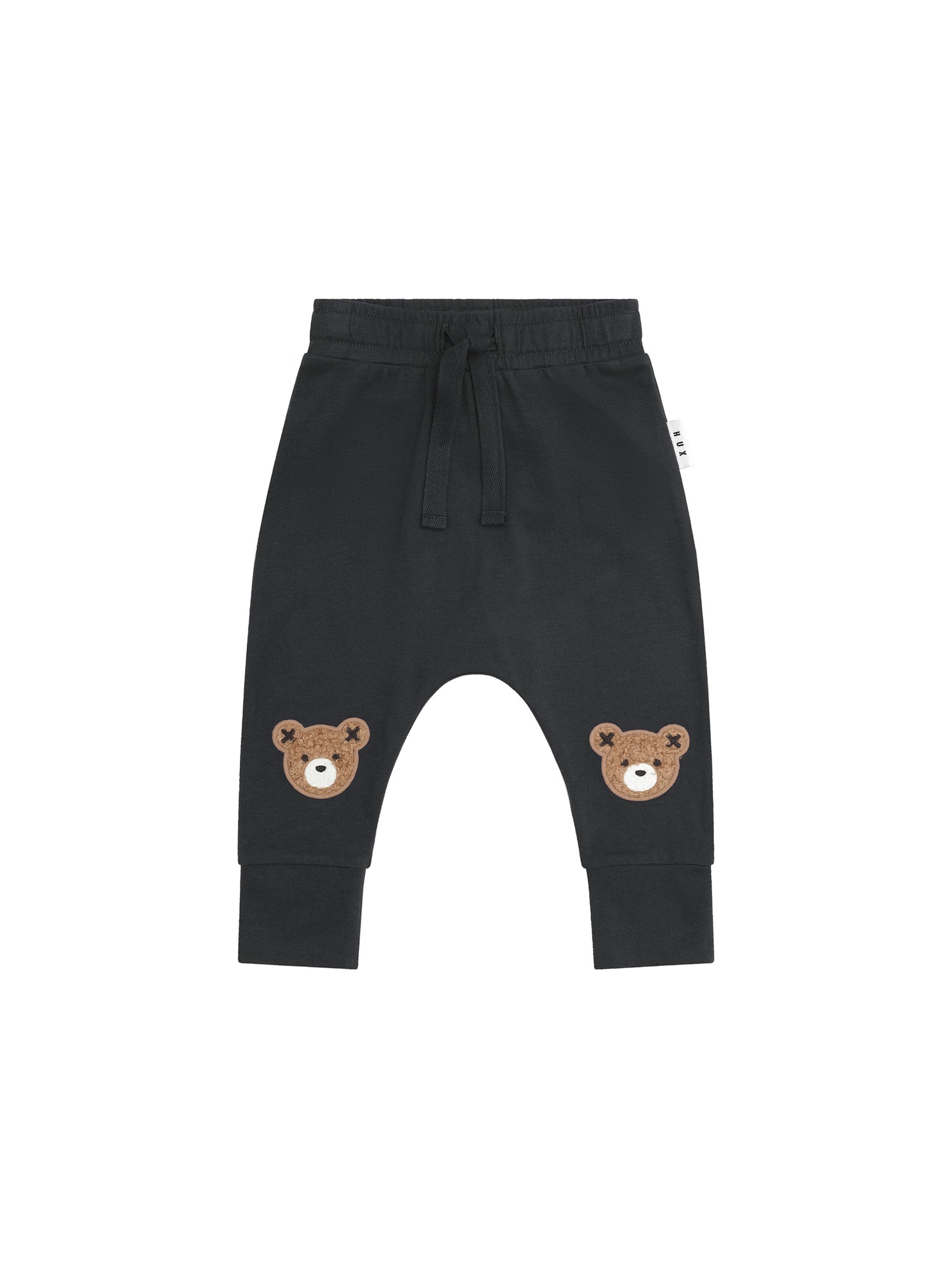 Huxbaby Furry Hux Drop Crotch Pant - Soft Black