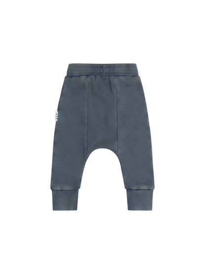 Huxbaby Drop Crotch Pant - Washed Navy