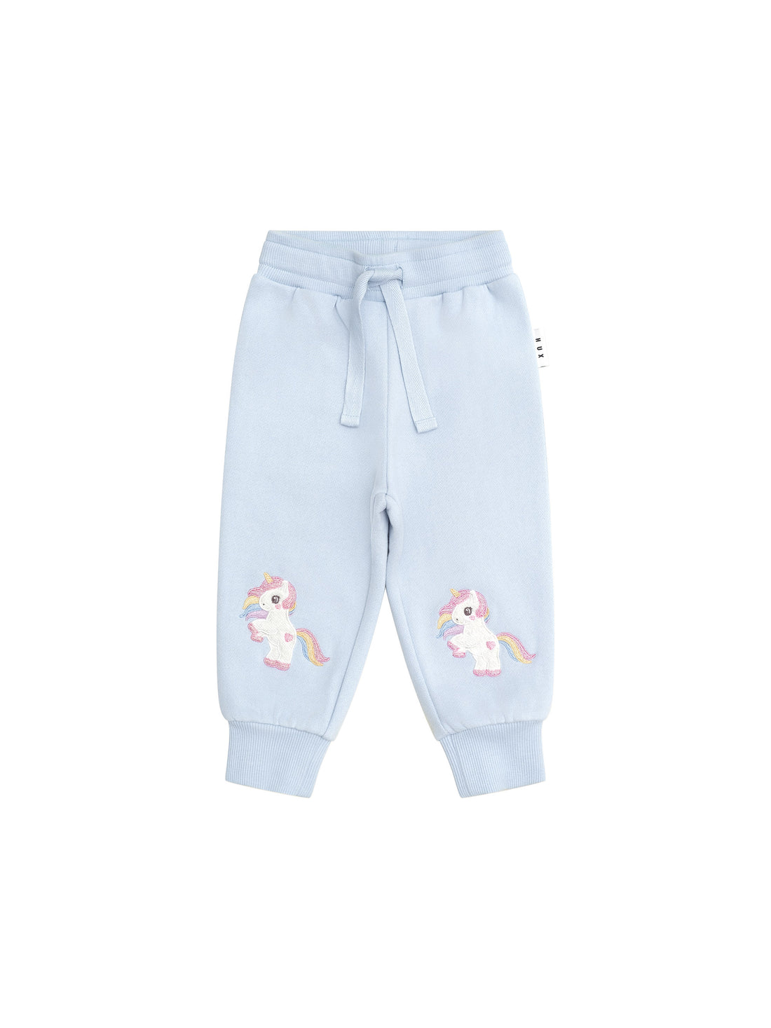 Huxbaby Rainbow Unicorn Track Pant - Ice Water