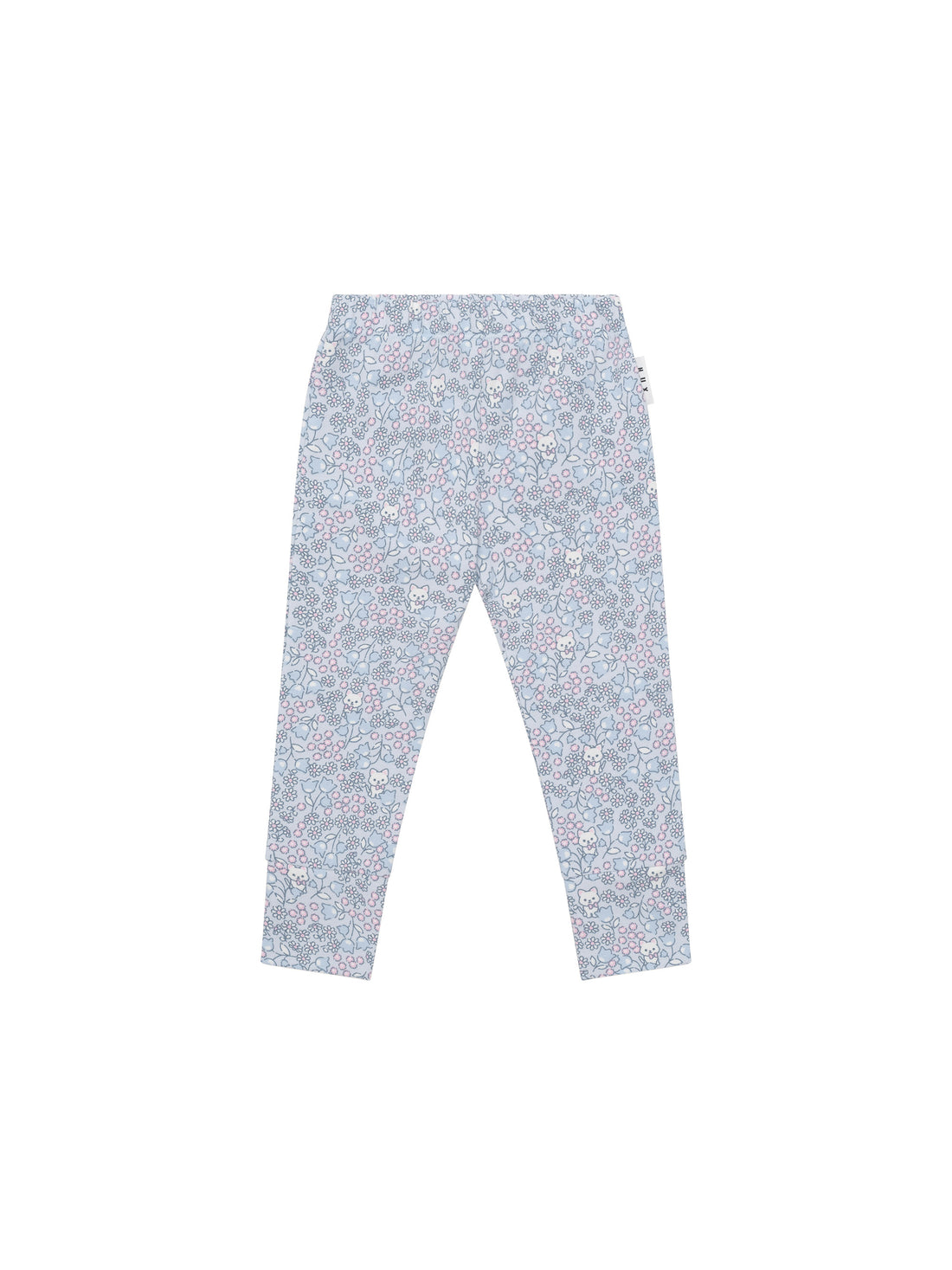 Huxbaby Bluebell Floral Legging - Fog