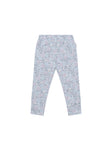 Huxbaby Bluebell Floral Legging - Fog