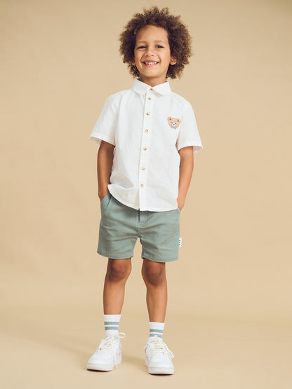 Huxbaby Chino Short Sage - Sage