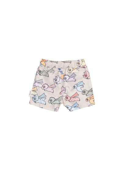 Huxbaby Super Dino Swim Shorts - Sand