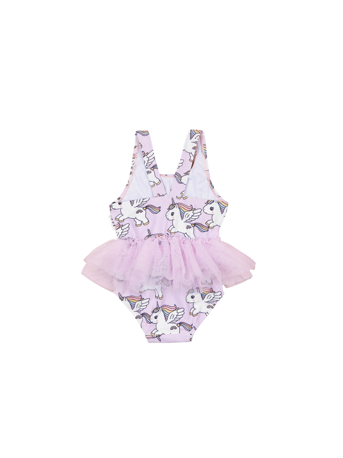 Huxbaby Magical Unicorn Ballet Swimsuit - Bright Orchid