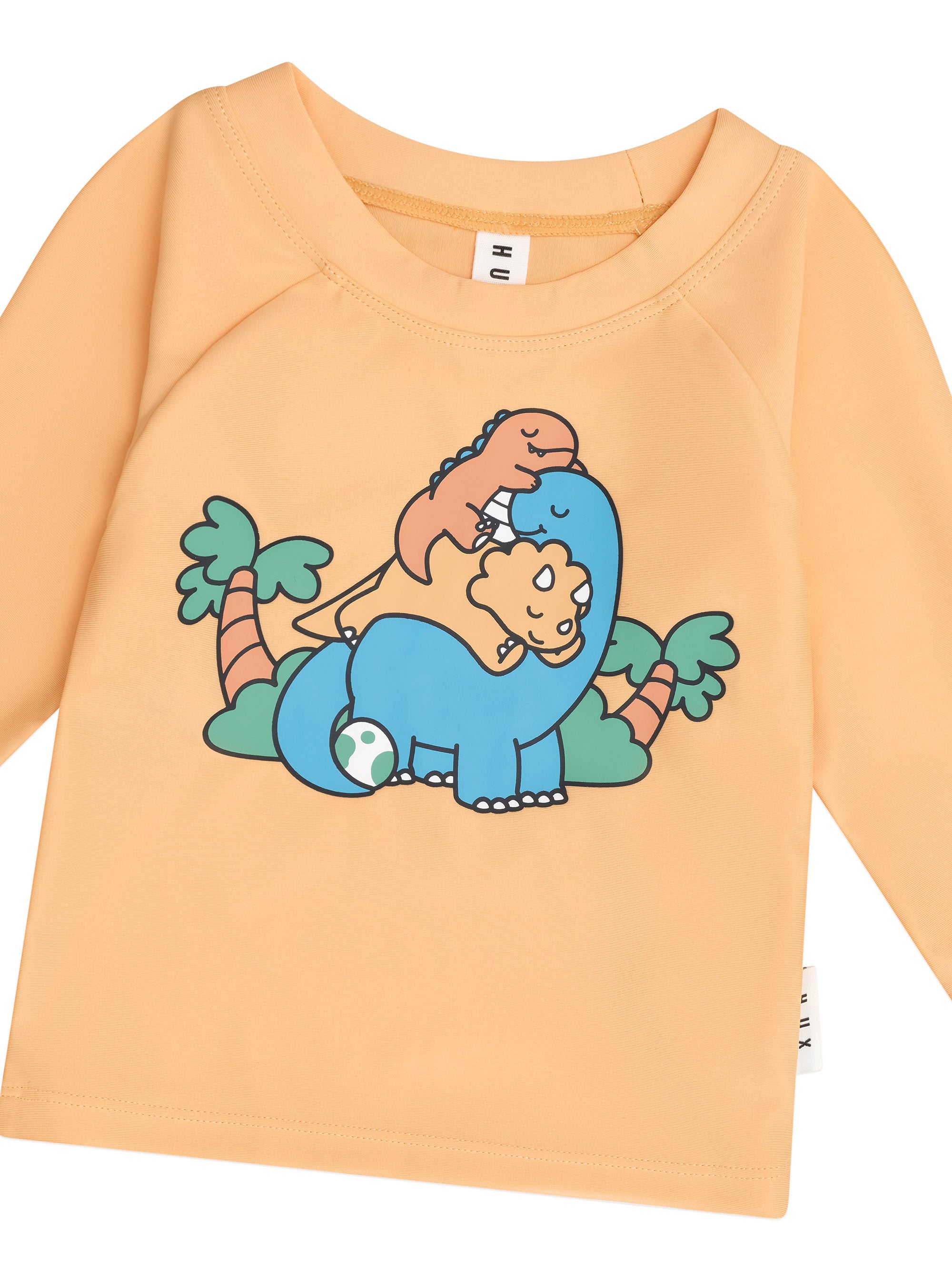 Huxbaby Cuddlesaurus Rashguard - Buttercup