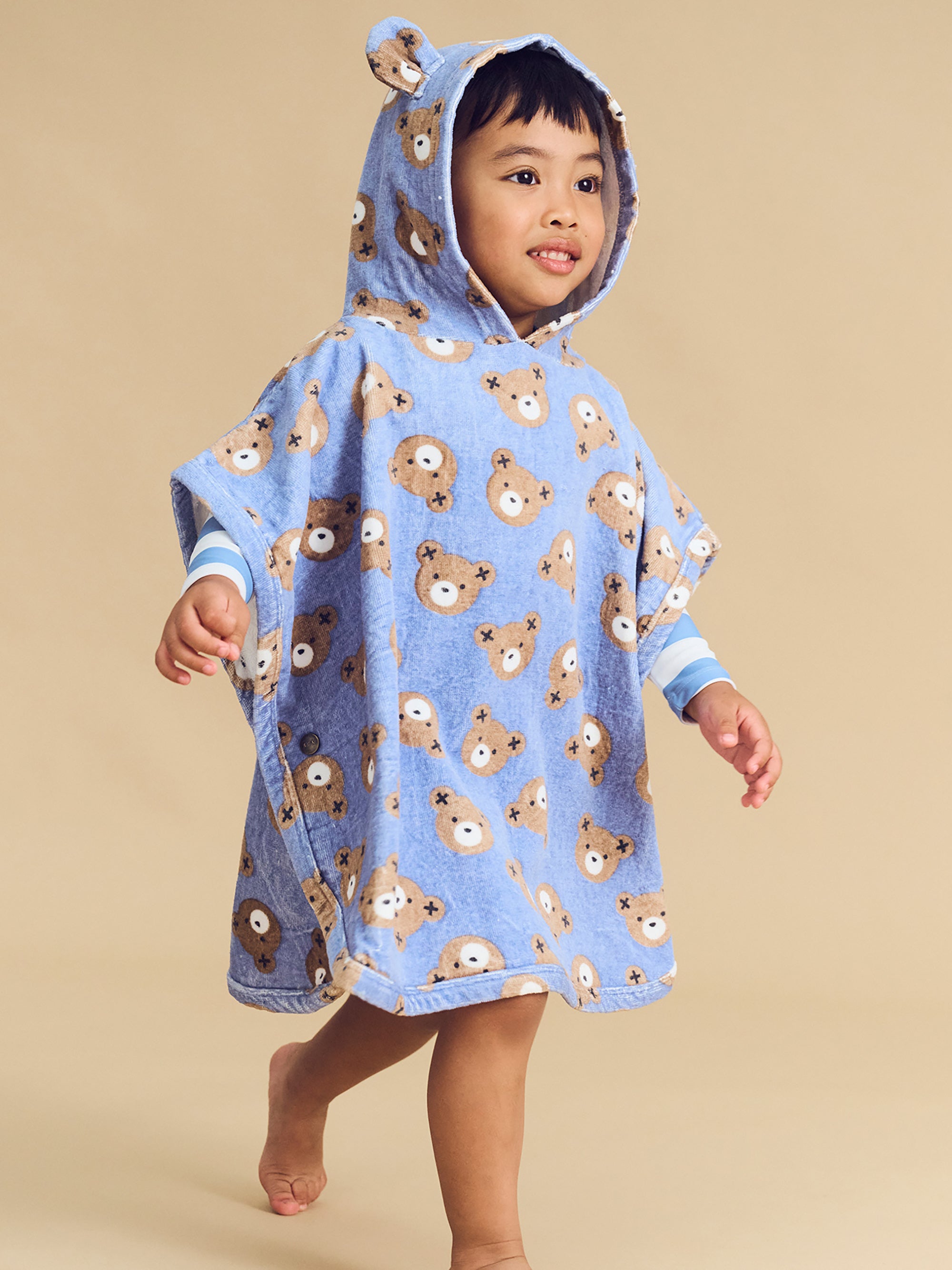 Huxbaby Huxbear Swim Poncho - Cornflower