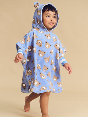 Huxbaby Huxbear Swim Poncho - Cornflower