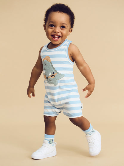 Huxbaby Dino Play 2 Pack Socks - Marine Blue + Navy