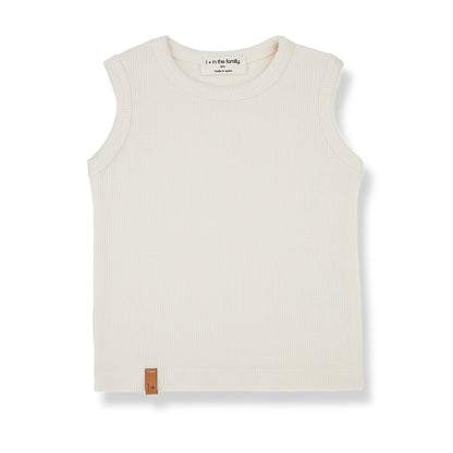 1+ in the Family Julio Tank Top - Bone