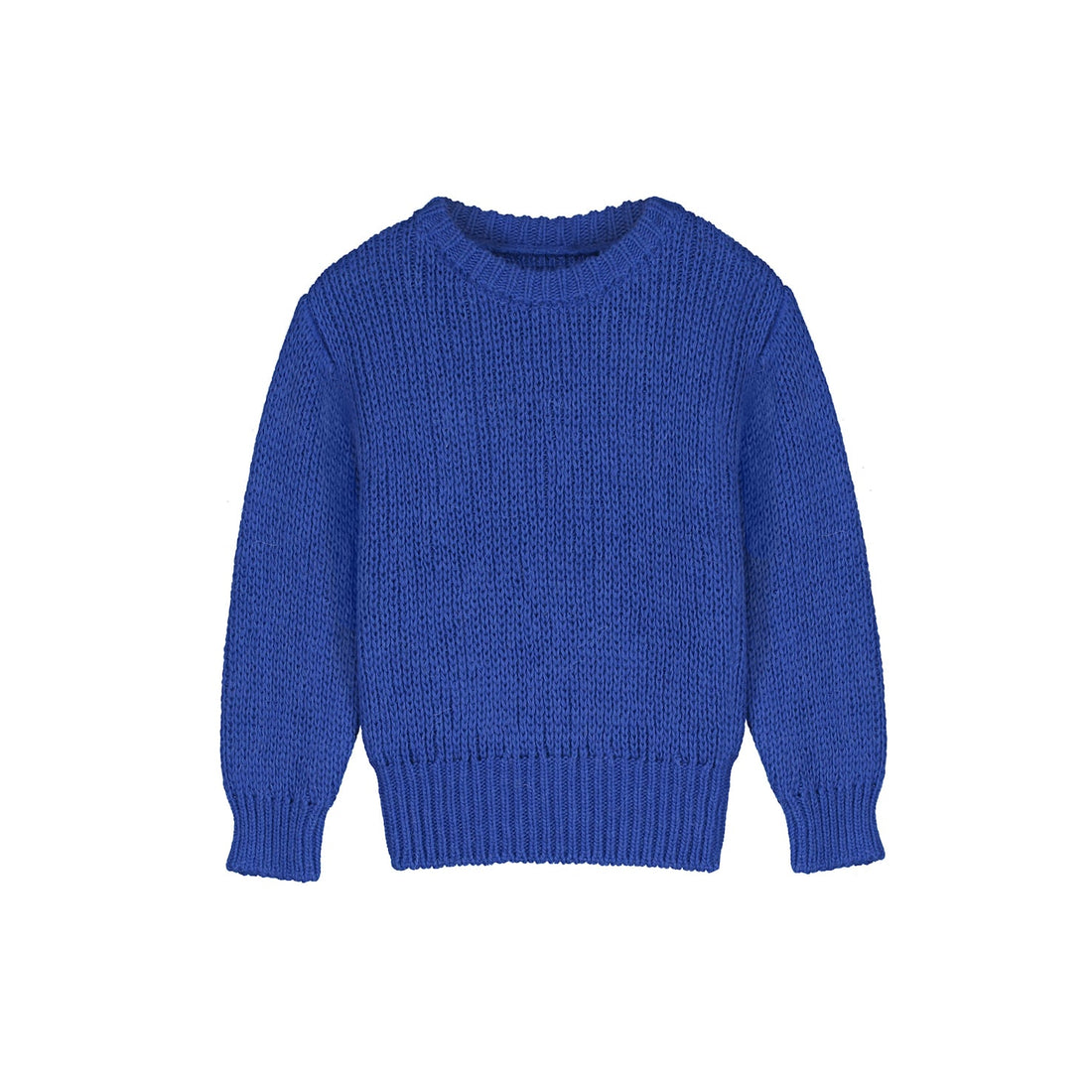 Little Creative Factory British Knit Sweater - Blue Klein