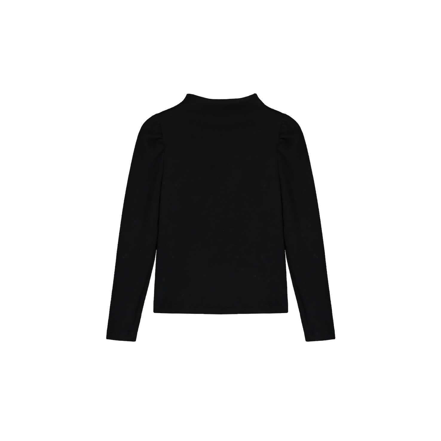 Little Creative Factory Glaring Turtleneck Top - Black