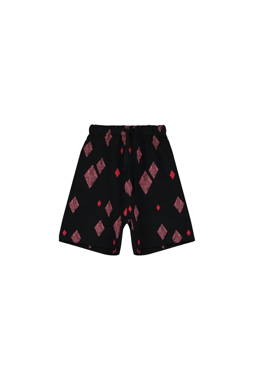 Little Creative Factory Joker Shorts - Black &amp; Red