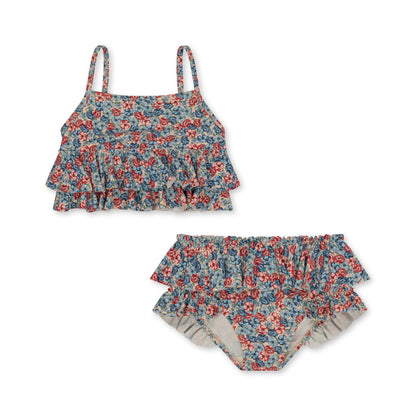 Konges Sløjd Manuca Frill Bikini - Rosie Blue