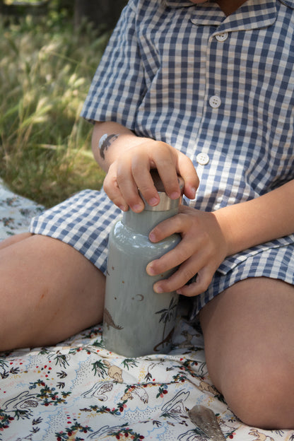 Konges Sløjd Thermo Bottle - Dino Blue