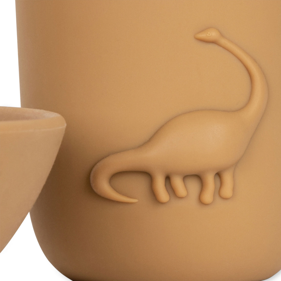 Konges Sløjd Dino Cup &amp; Plate Set - Almond