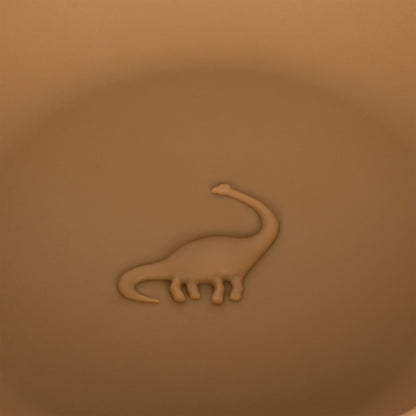 Konges Sløjd Dino Cup &amp; Plate Set - Almond