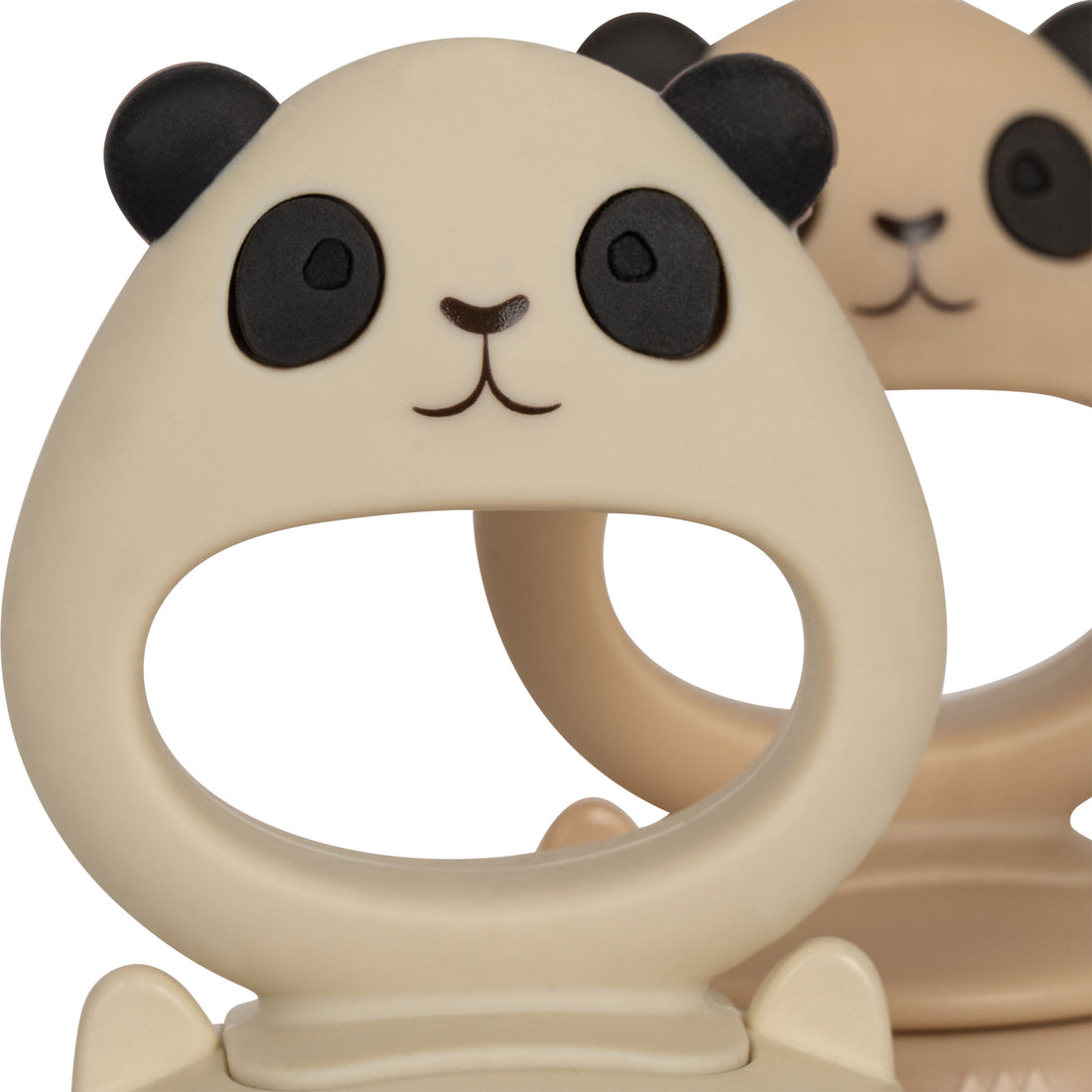 Konges Sløjd Silicone Fruit Feeding Pacifier Panda - Shell Mix