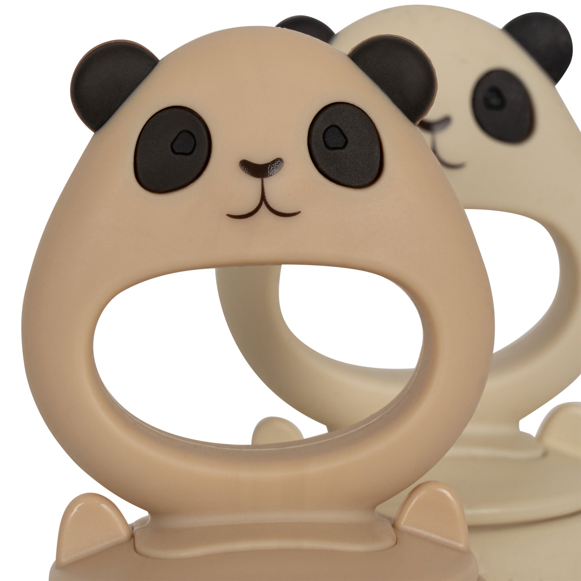 Konges Sløjd Silicone Fruit Feeding Pacifier Panda - Shell Mix