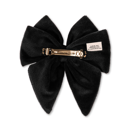 Konges Sløjd Velvet Bowie Hair Clip - Black