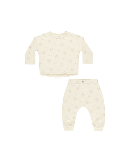 Rylee + Cru Long Sleeve Tee + Pant Set - Horseshoe