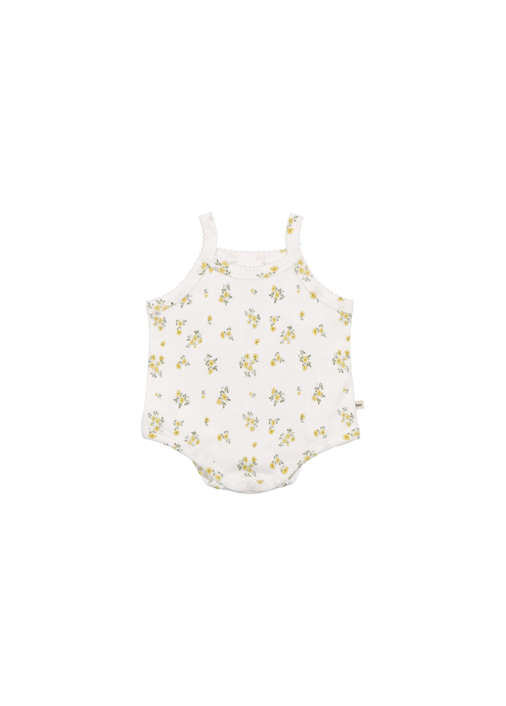 The New Society La Jolla Baby Romper Tank - Valley Print