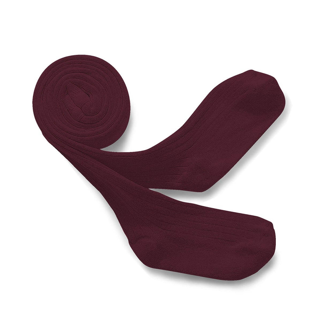 Bonnie Mob Louise Ribbed Tights - Bordeaux