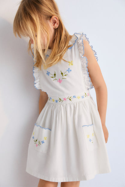 The New Society Hermione Dress - Coconut