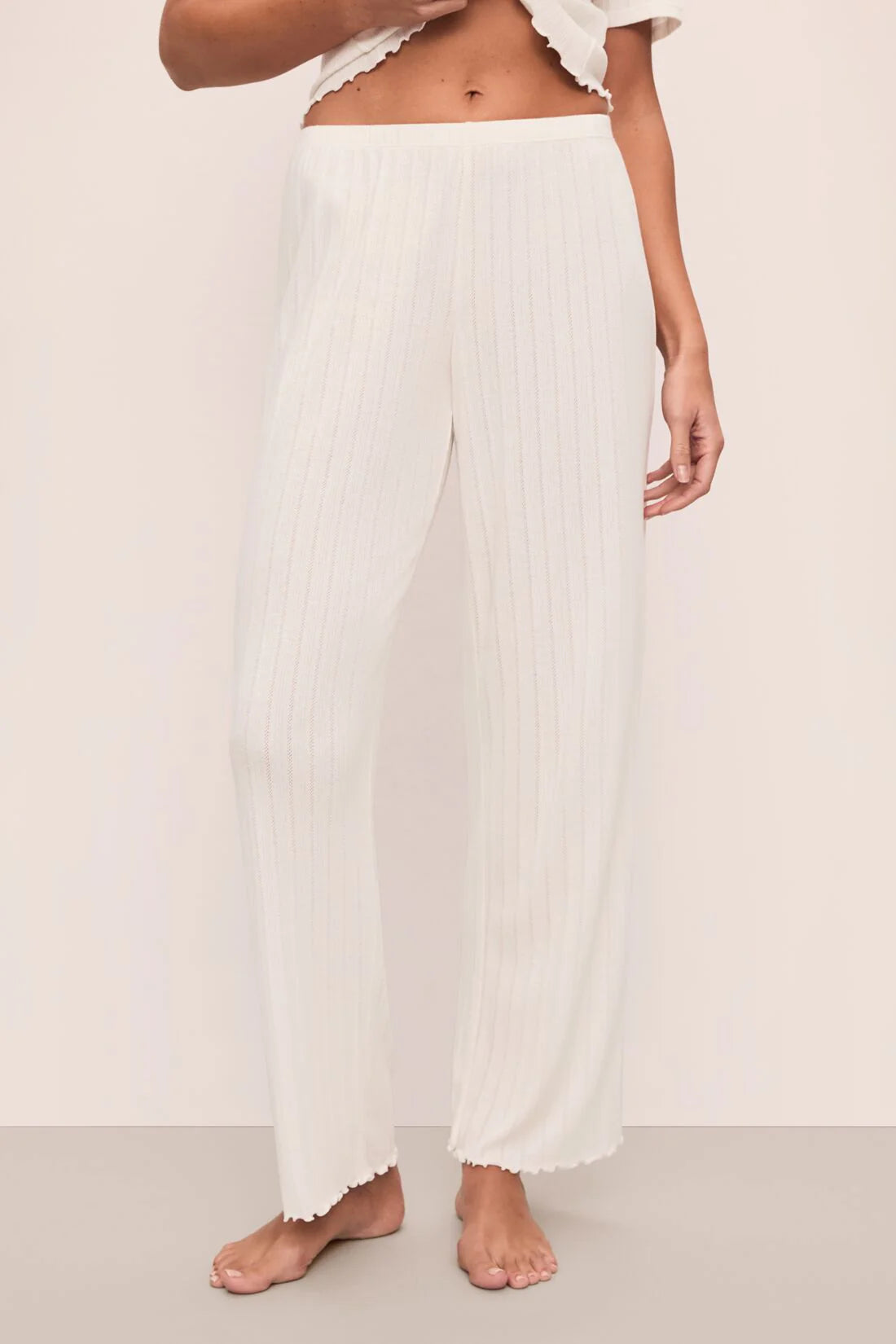 Eberjey Pointelle Pant - Ivory