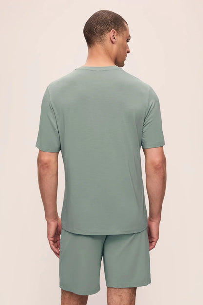 Eberjey Henry Short PJ Set - Eucalyptus