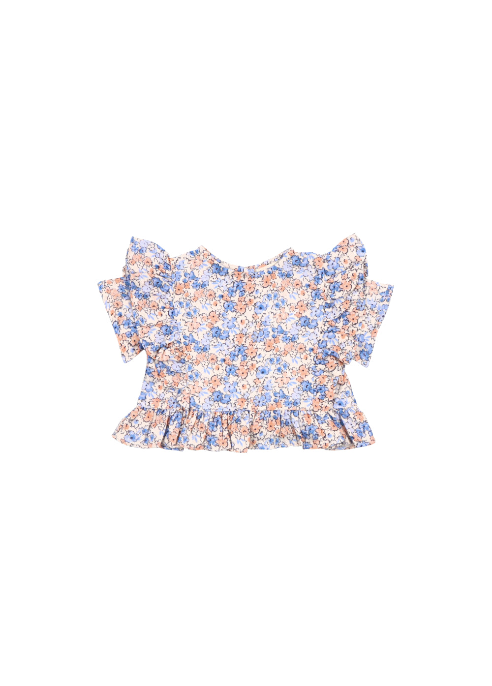 The New Society Meadow Baby Blouse - Meadow Print